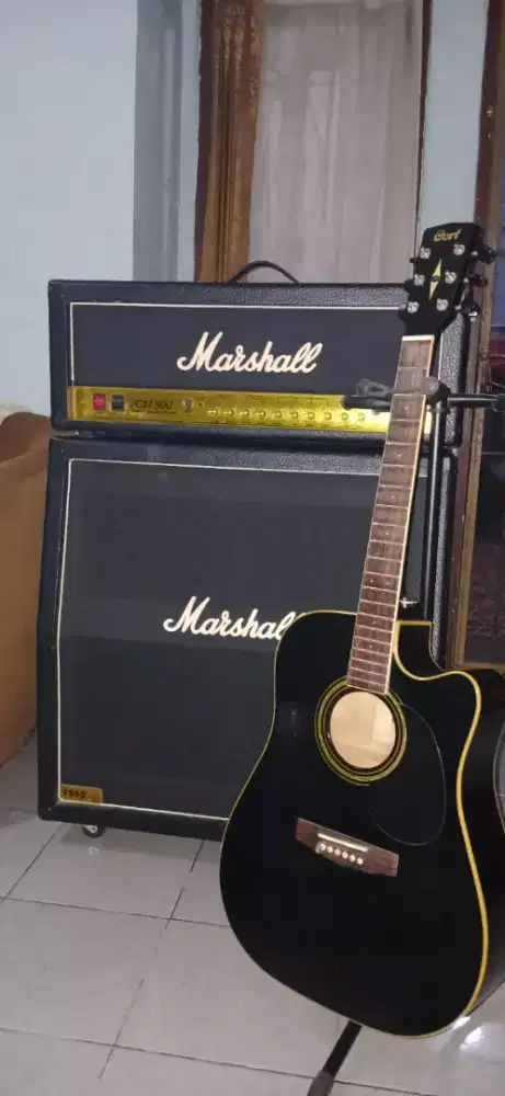 Gitar Cort Akustik Elektrik MR710F BLk