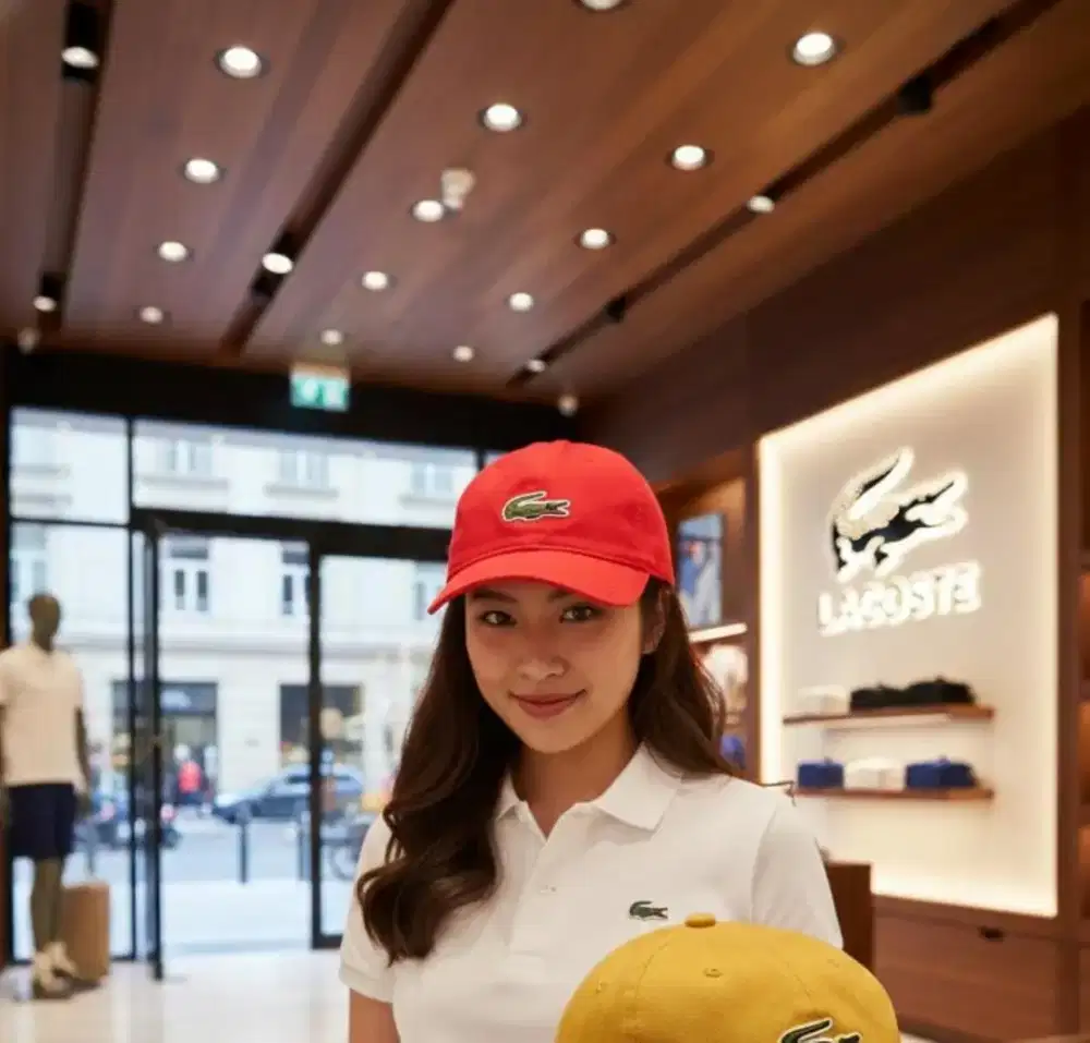 Topi Pria Lacoste Original