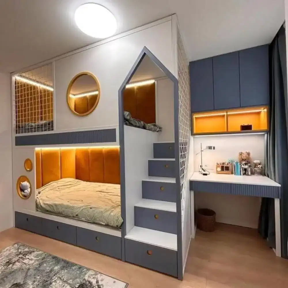 Jasa pembuatan furniture home office dan resto