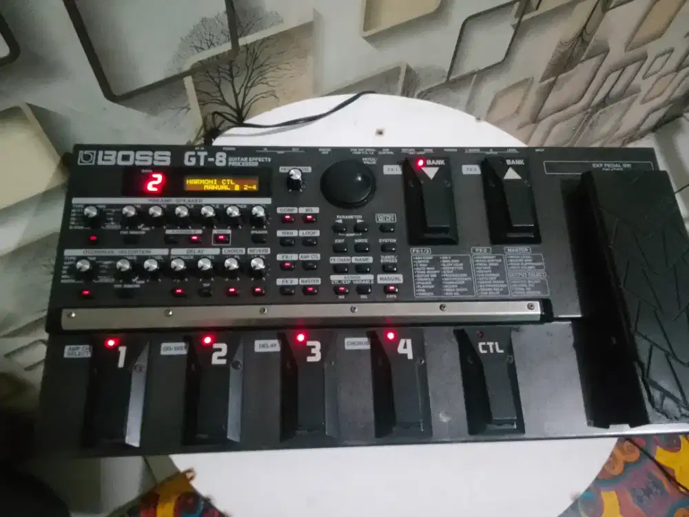 Boss gt8 pedal fx gitar