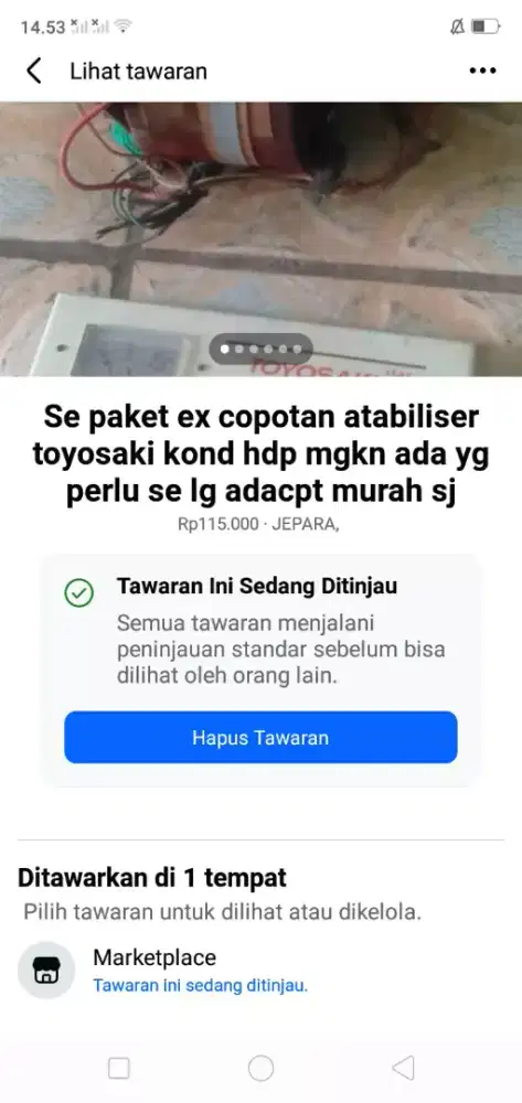 Excopotan atabiliser toyosaki kond hdp mgkn ada yg perlu murah sj cpt