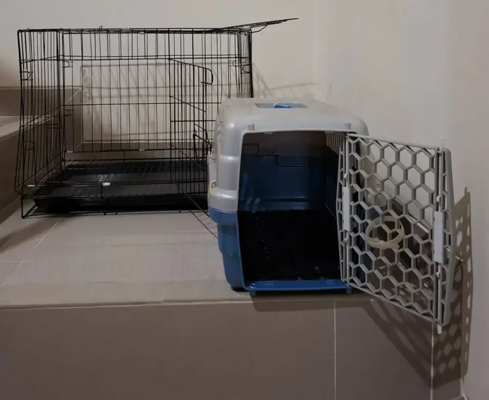 Kandang Besi dan Cargo Kucing