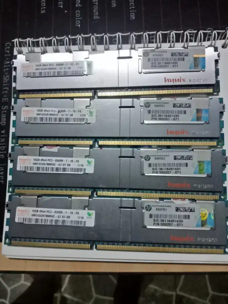 Ram pc ddr3 16 GB 4 keping
