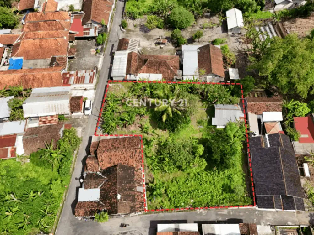 Tanah Luas 1205m2 Hanya 130 M Ke Jalan Raya Pakem Turi