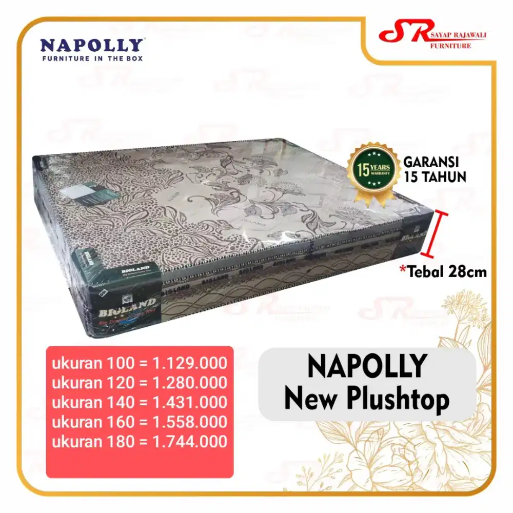 Springbed Bigland New Plushtop  All Ukuran Murah Area Jogja (dwi)