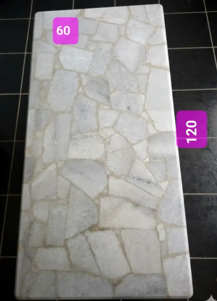 Meja tamu MARMER 120X60