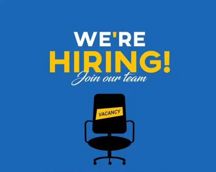 We're Hiring  Staf Administrasi