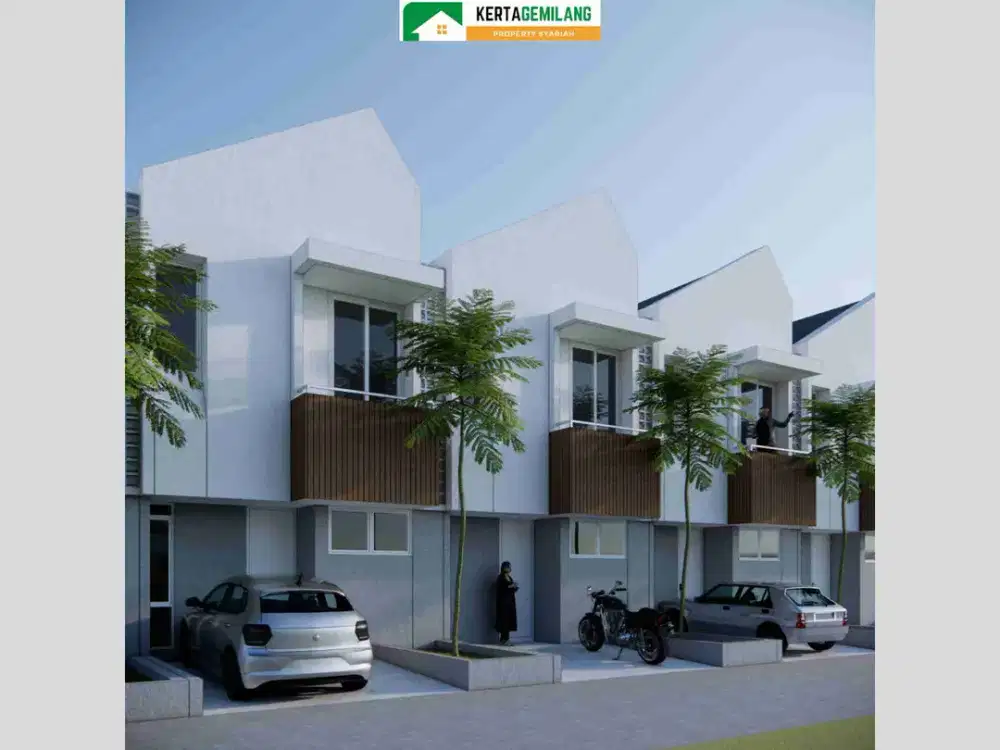 Rumah Modern Full Smart Home Dekat Exit Tol Sawangan | 2 Lantai Harganya 1 Lantai