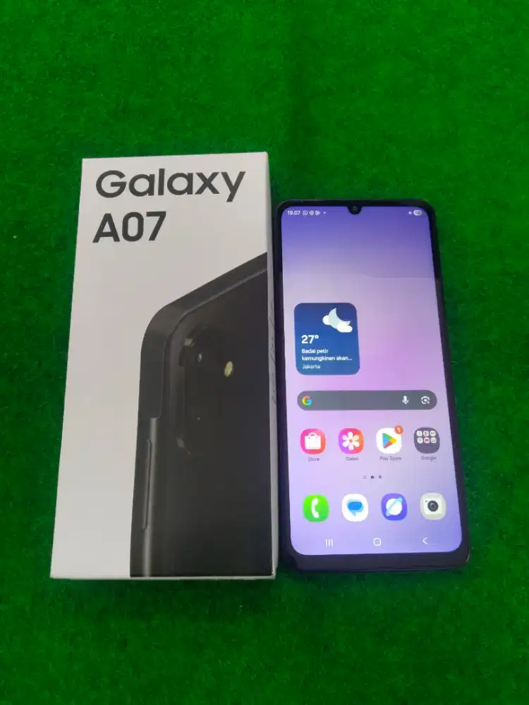 samsung A07 ram 6/128gb lengkap mulus