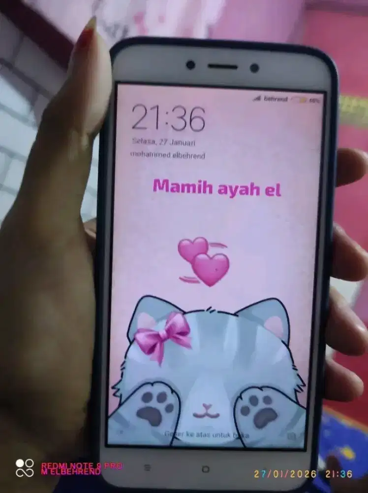 Jual hp second redmi 4x