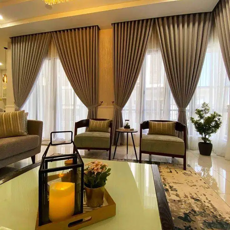 Jual Gorden Blackout Pasang Skat Klinik Hordeng Pintu Gordyn Vitrase