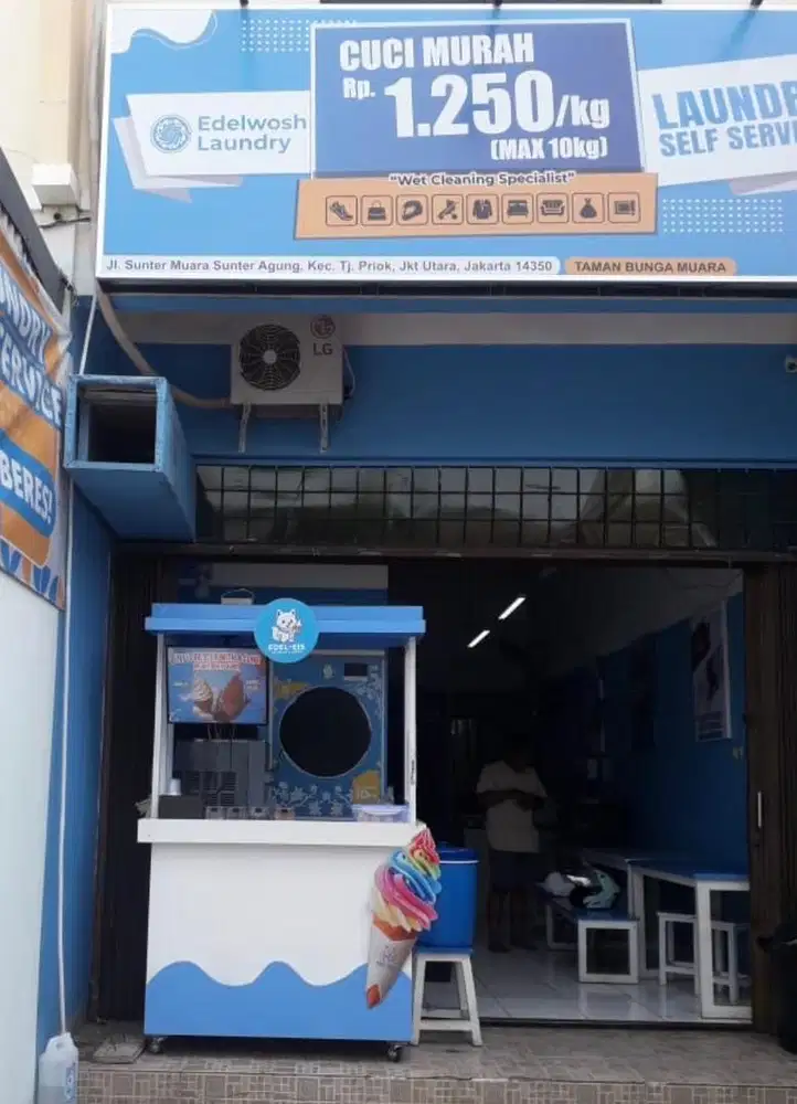 Pekerja Laundry kasir - anter jemput