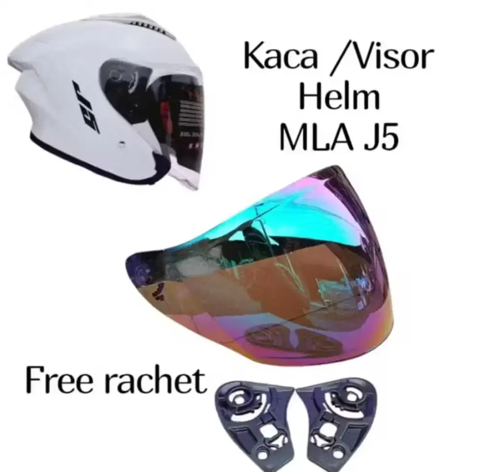 Kaca Helm MLA J5 Blue