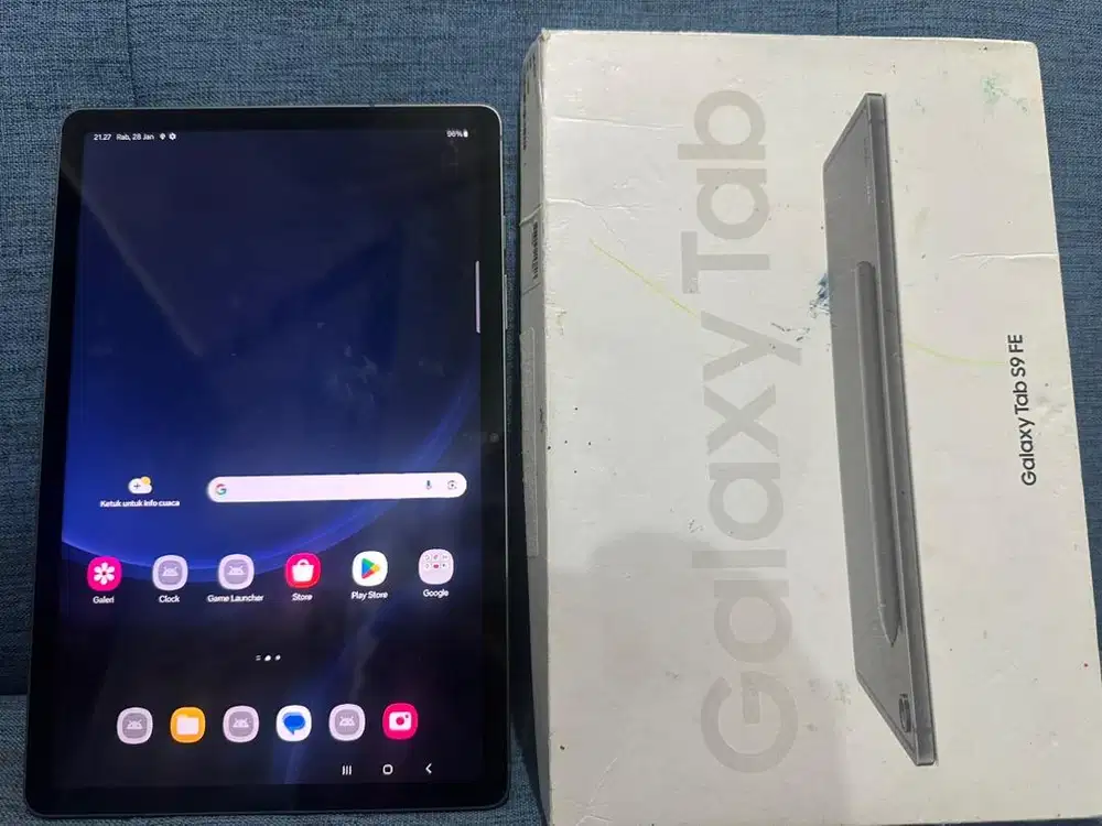 SAMSUNG TAB S9 FE RAM 6/128 MULUS