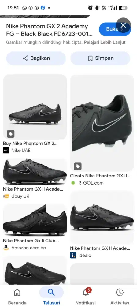 jual aja sepatu Nike ori