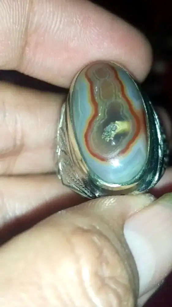 Batu akik pamor melatih tumpang