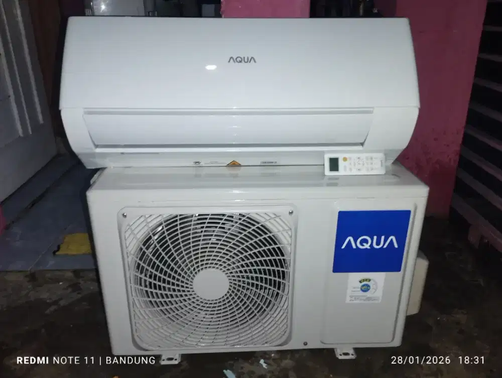 Ac bekas AQUA R32  1/2pk+ pasang garansi