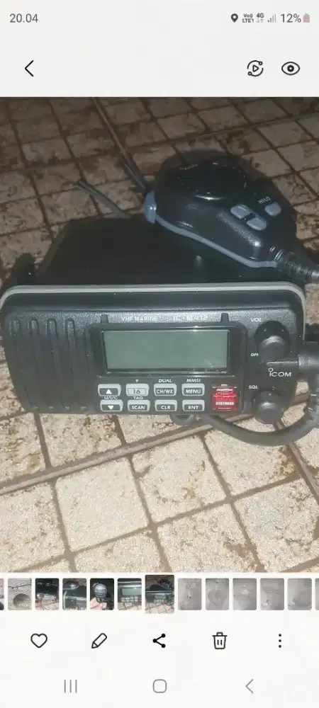 Radio vhf Icom baru