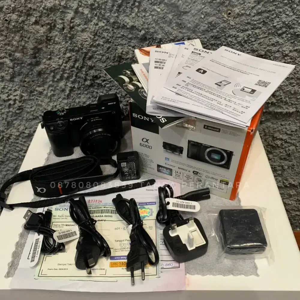 Kamera mirrorless sony a6000 kit
