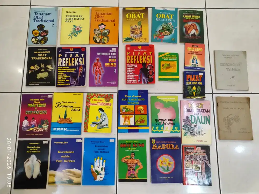 Paket Buku Kesehatan & Obat Tradisional (27 buku)