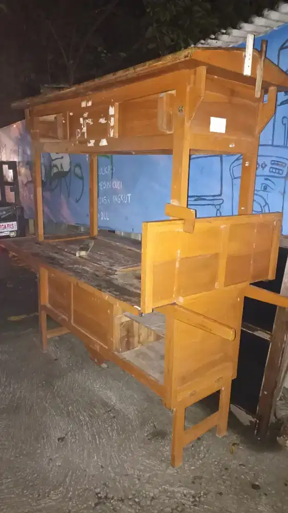 gerobak angkringan plus kursi 2