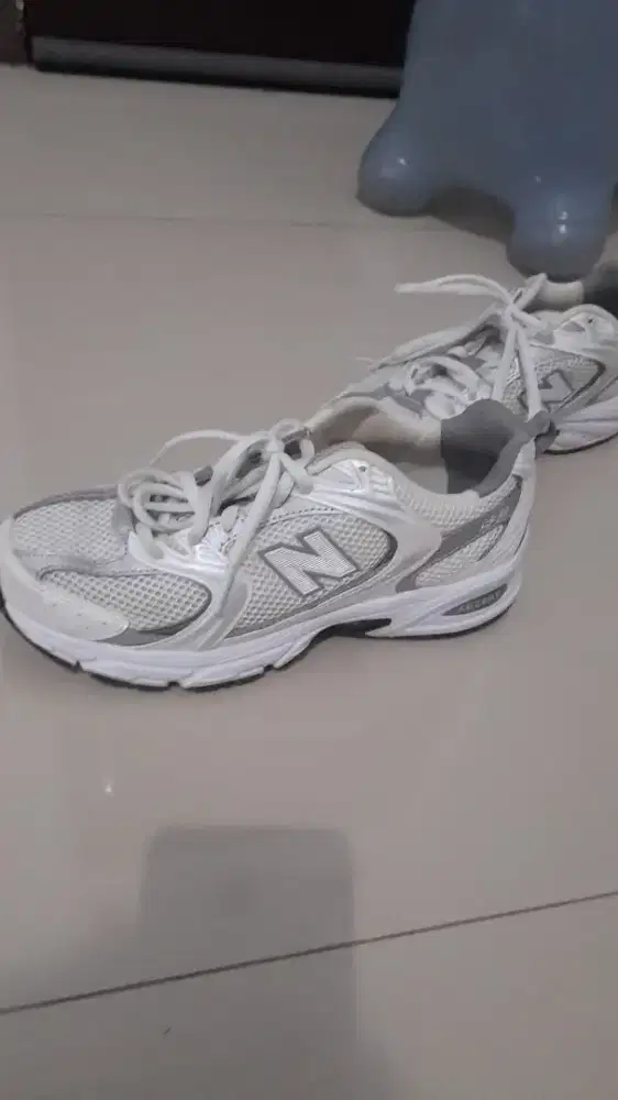 New balance 530 white silver
