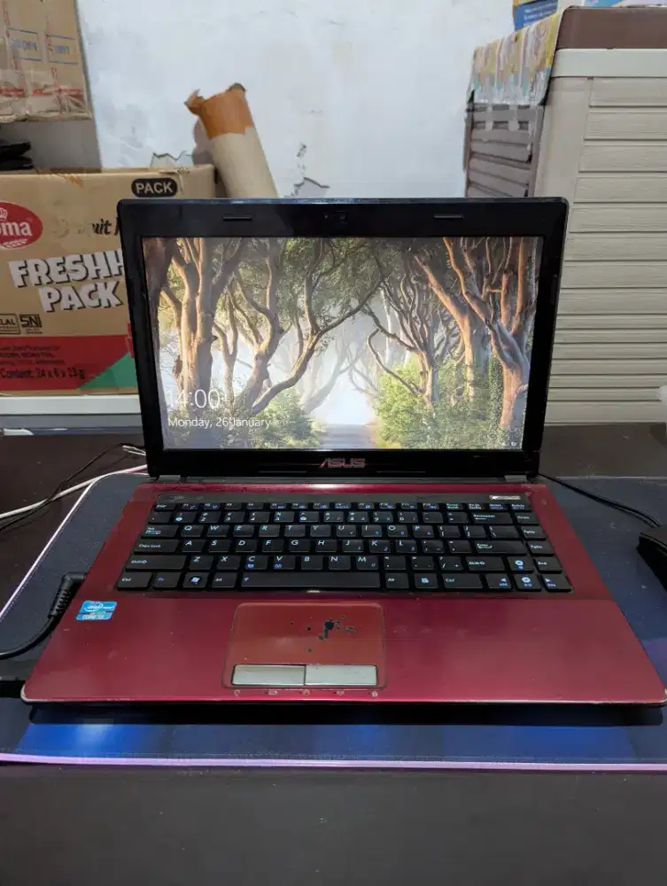 Laptop Asus A43E Intel Core i3 RAM 4GB Seken Normal