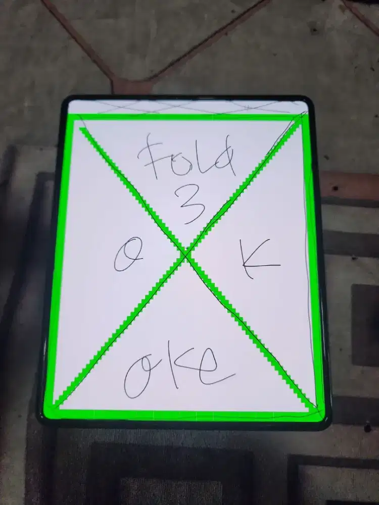 LCD dalam samsung Z fold 3 original copotan normal