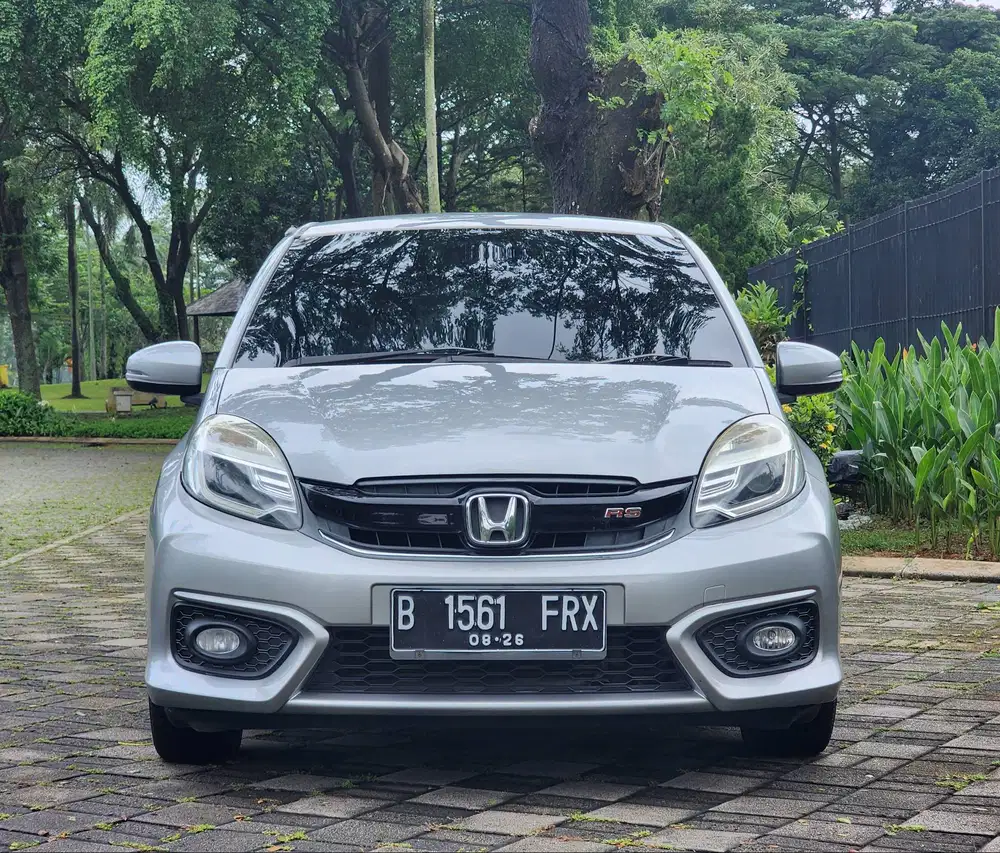 BRIO RS CVT 1.2 AT 2016 SILVER ISTIMEWA SEGER FULL RECORD HONDA !!