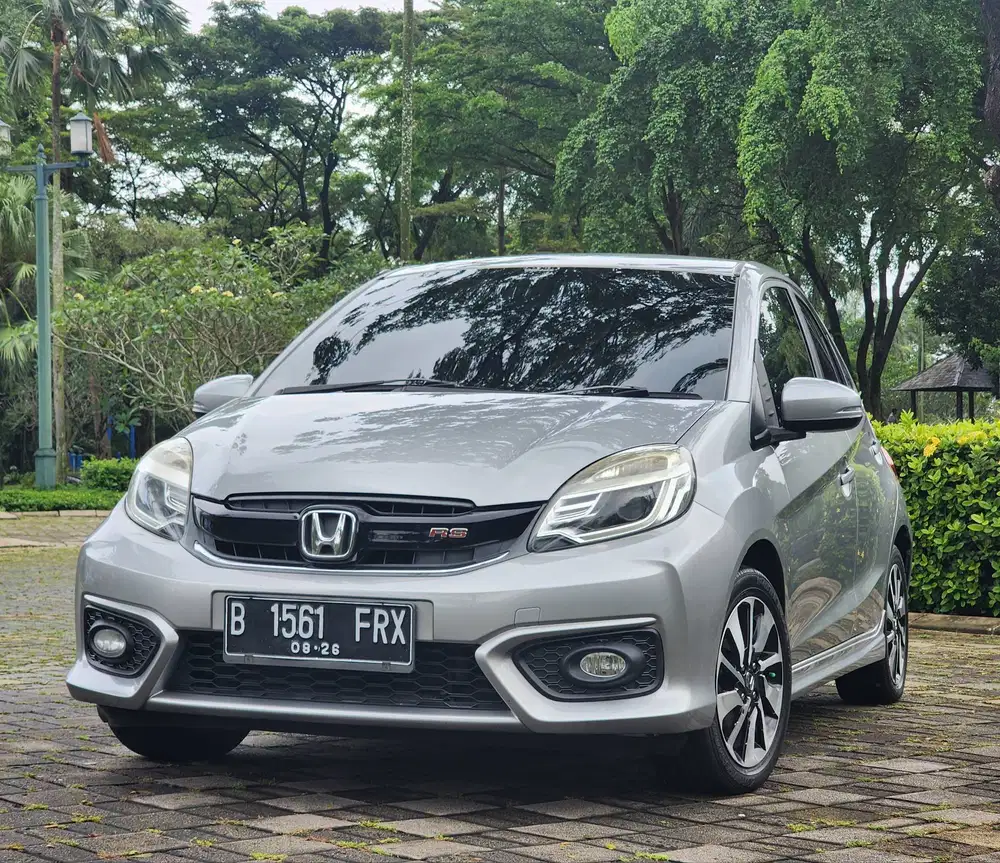 BRIO RS CVT 1.2 AT 2016 SILVER ISTIMEWA FULL RECORD HONDA SEGER!!