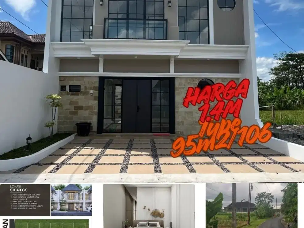 Hunian Rumah Ekslusif Siap Huni Dekat Stadion Maguwo Yogyakarta