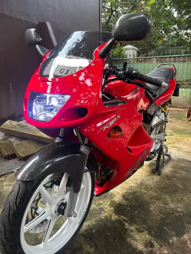 Ninja RR old 150 warna merah