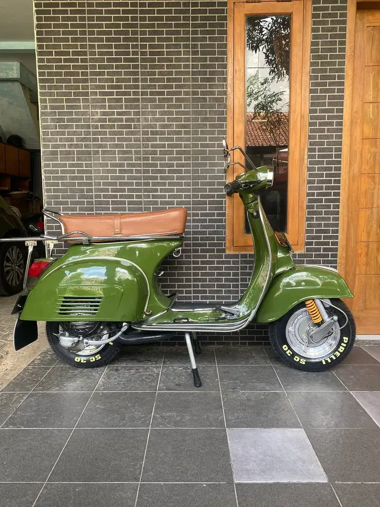 Vespa Super 1977 warna hijau lumut sesuai BPKB siap Gass!!