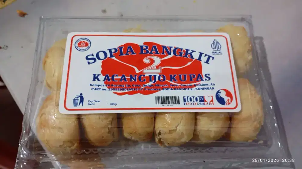 Kue SOPIA BANGKIT/Bakpia, isi 12pcs
