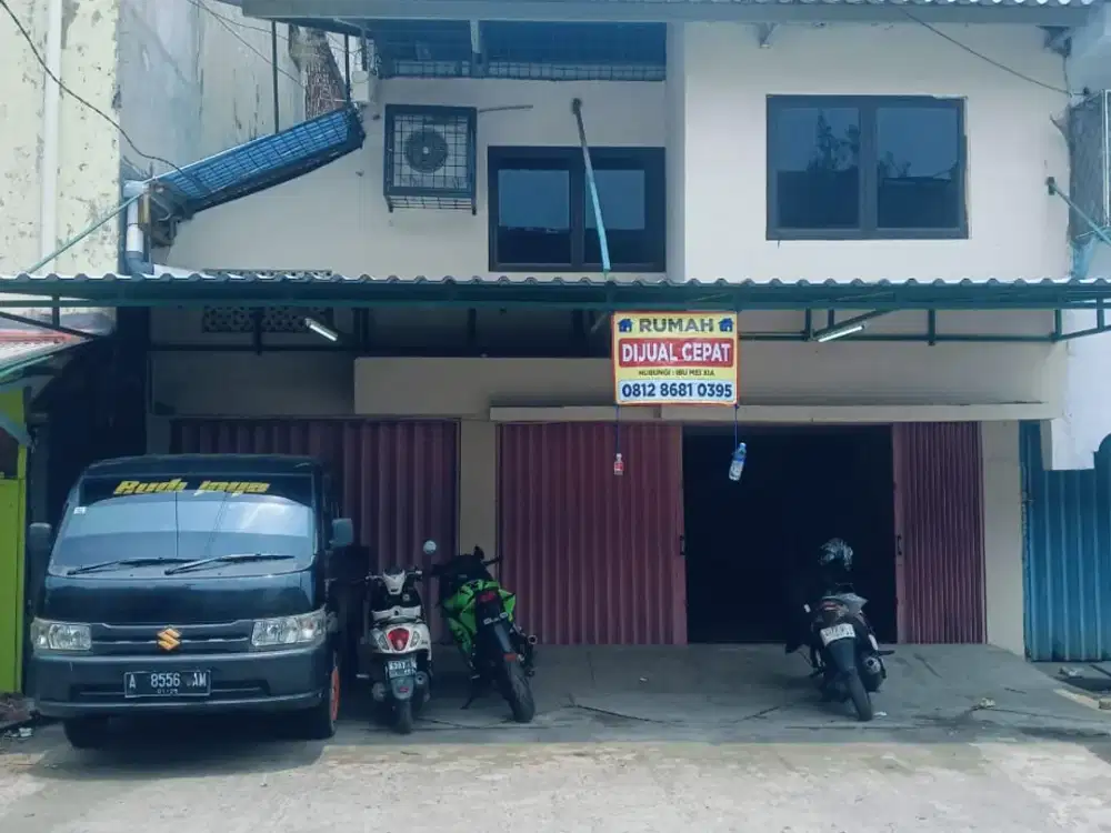 Dijual atau Disewakan Cepat, Ruko 2.5 lantai (ukuran spesial Lebar 8 Meter panjang 18 meter) 2.5 lantai. Taman Permata Indah 2 TPI 2, baru renov