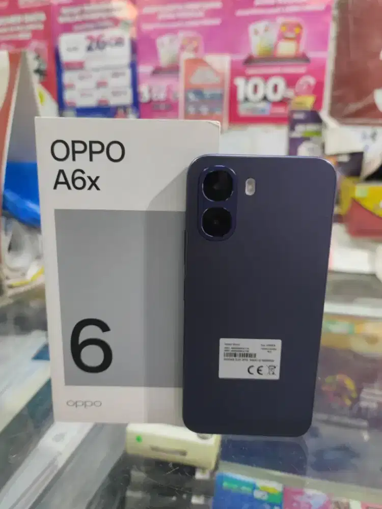 Oppo A6x ram 4+8/64gb lengkap garansi