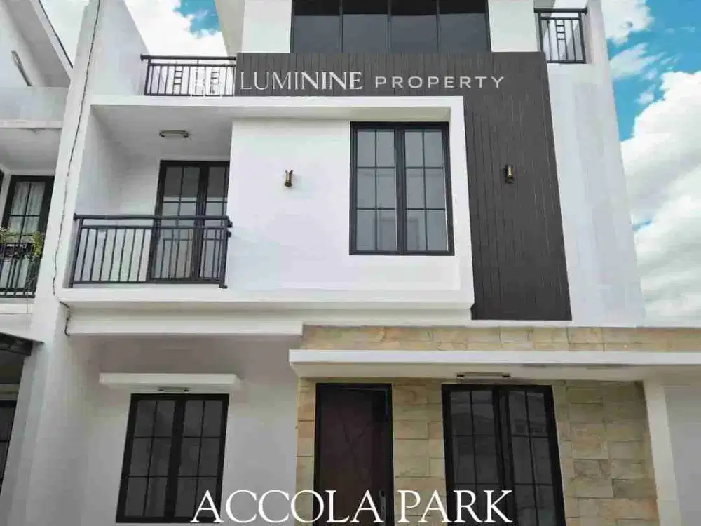 RUMAH DIJUAL BRAND NEW DI ACCOLA PARK, SERPONG, TANGERANG SELATAN