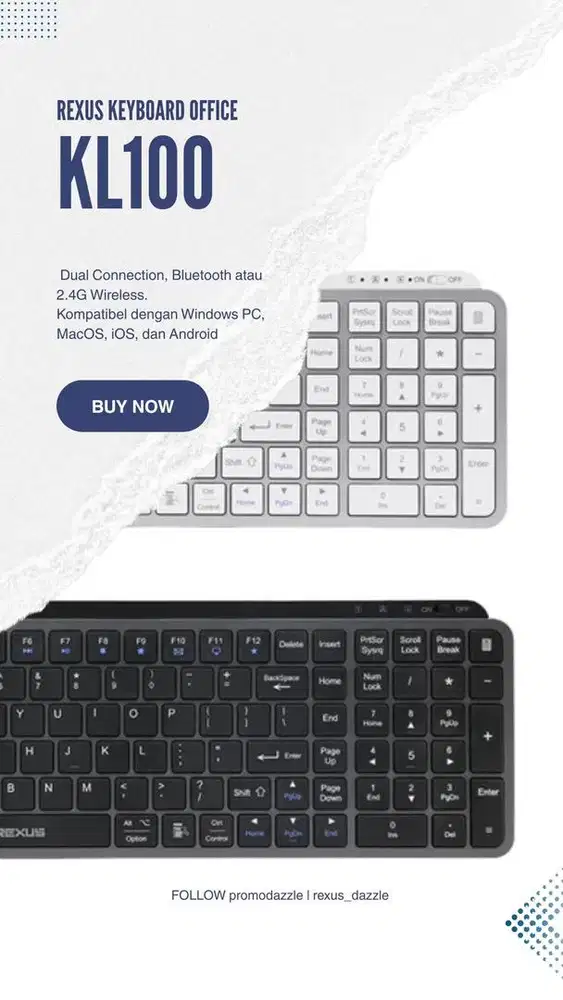 Keyboard rexus KL100