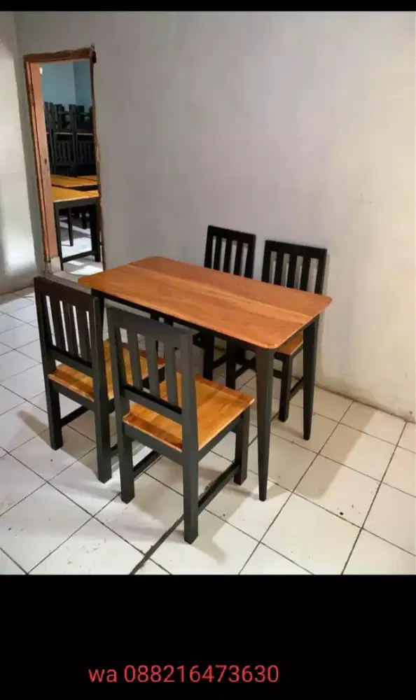 Meja kursi makan dan cafe resto