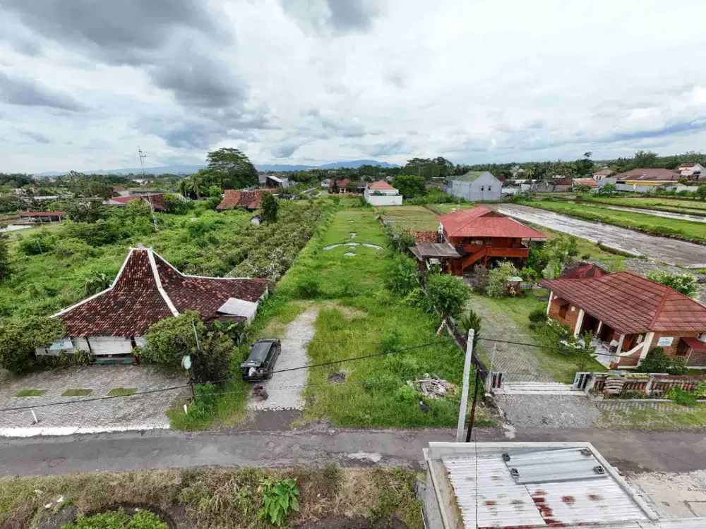 Jual Tanah Kavling Jalan papasan mobil view merapi Jogja