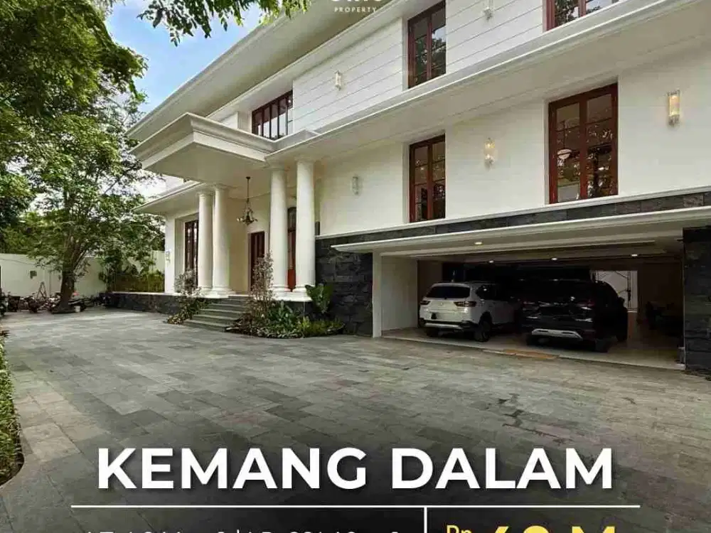 Rumah Mewah Brand New Fully Furnished di Kemang Dalam Jakarta Selatan