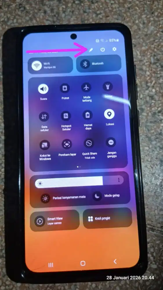 Samsung a72 4G ram 8/256 + carjer ori oppo