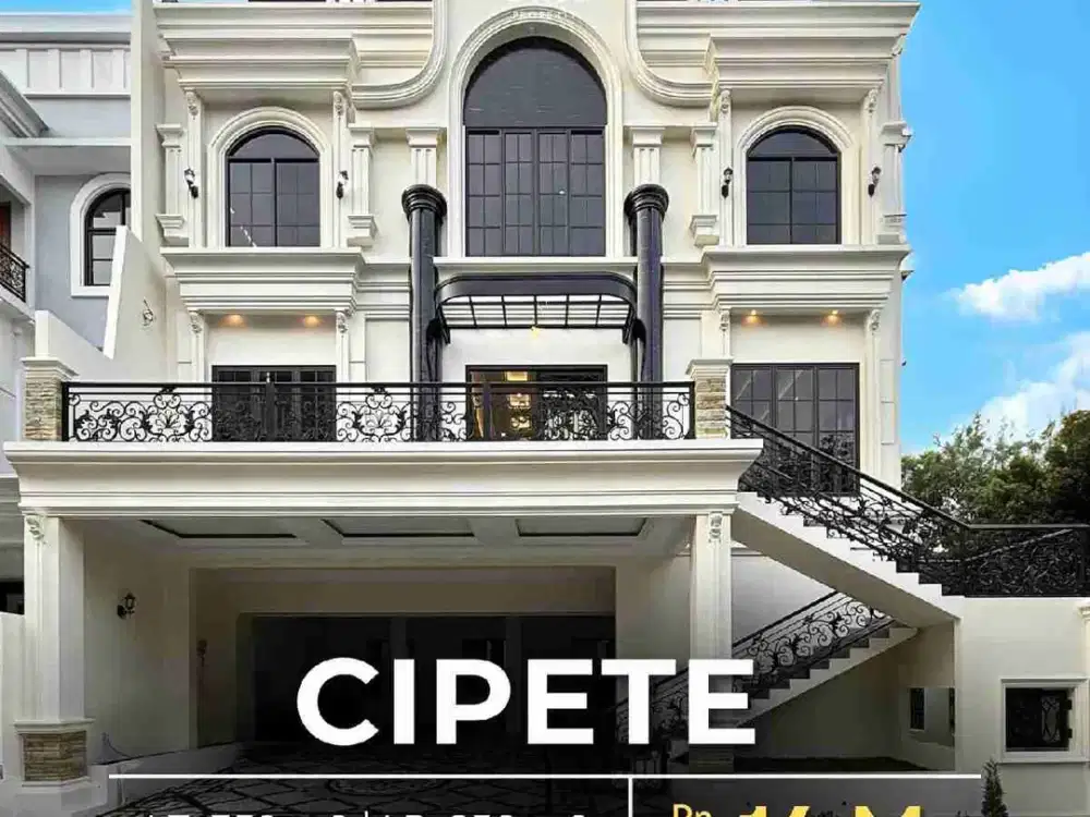 Rumah Brand New dlm Cluster Ada Private Pool di Cipete Jakarta Selatan