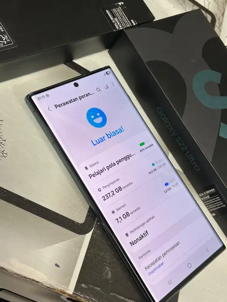 Samsung S22 Ultra 12/256 
Dus kabel,pencil orian