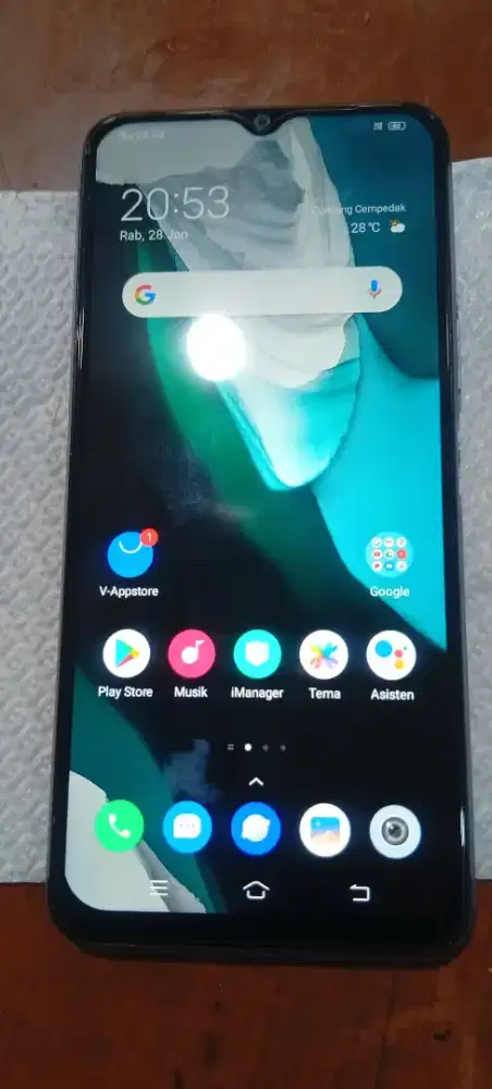 JUAL BU Vivo y12s versi12 Ram 3/64Gb Batangan