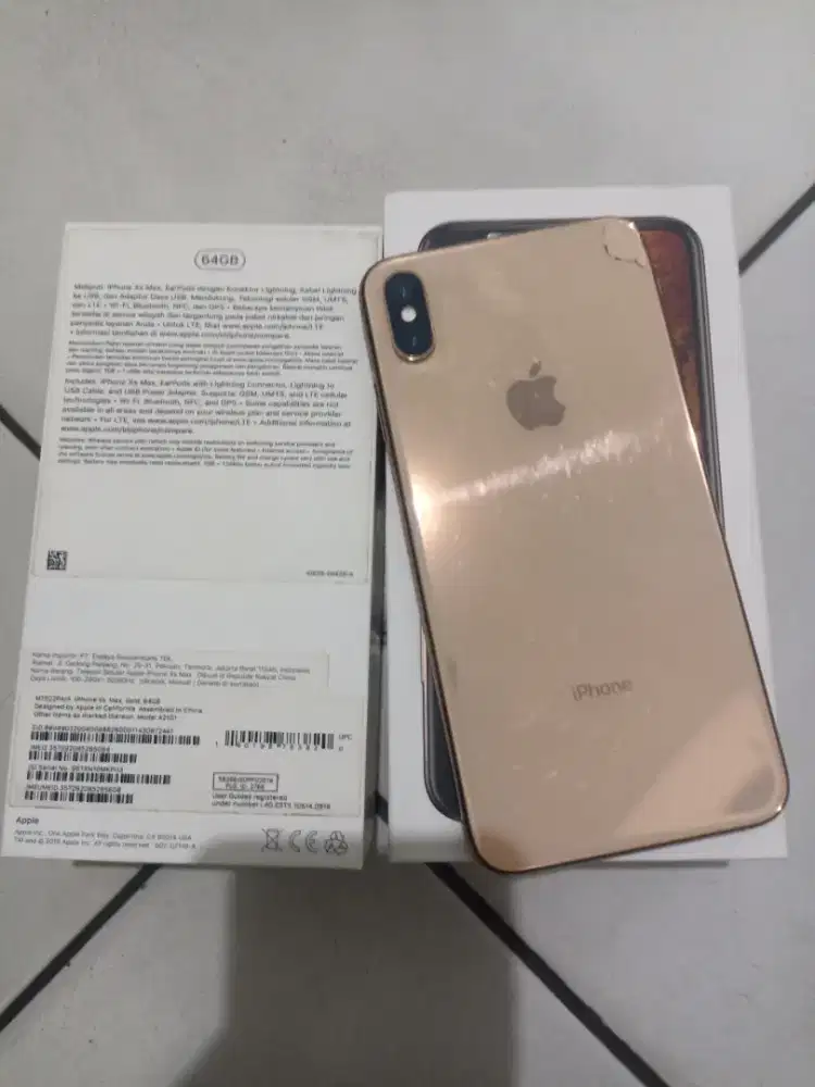 iphone xs max 64 gb iboxx fullset