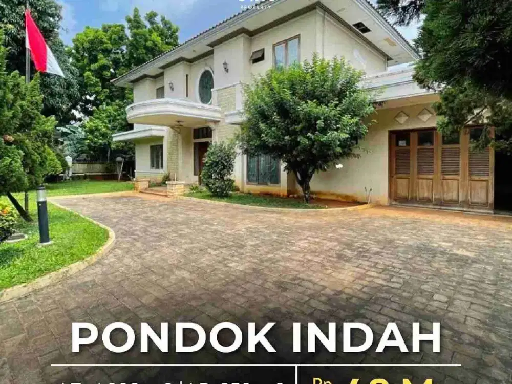 Rumah Mewah Modern Classic Hoek di Pondok Indah Jakarta Selatan
