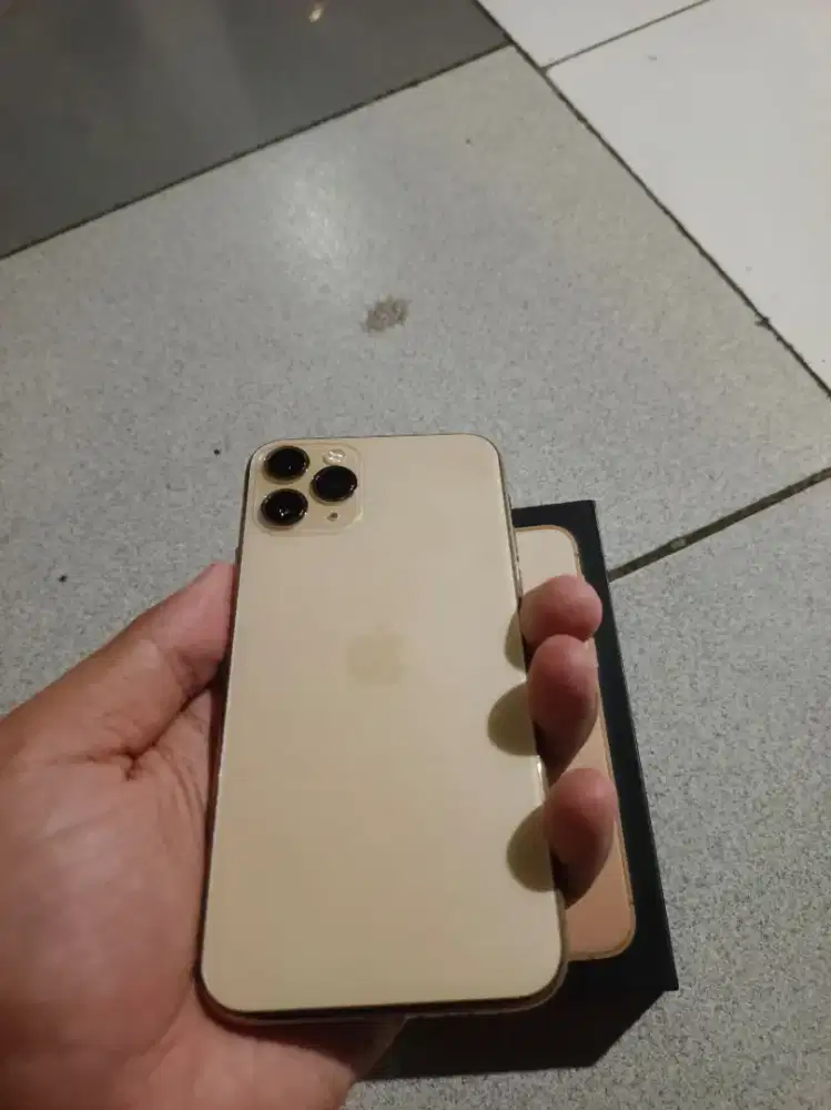 iPhone 11 Pro 256 GB Matte Gold Ex Resmi iBox Digimap ID/A