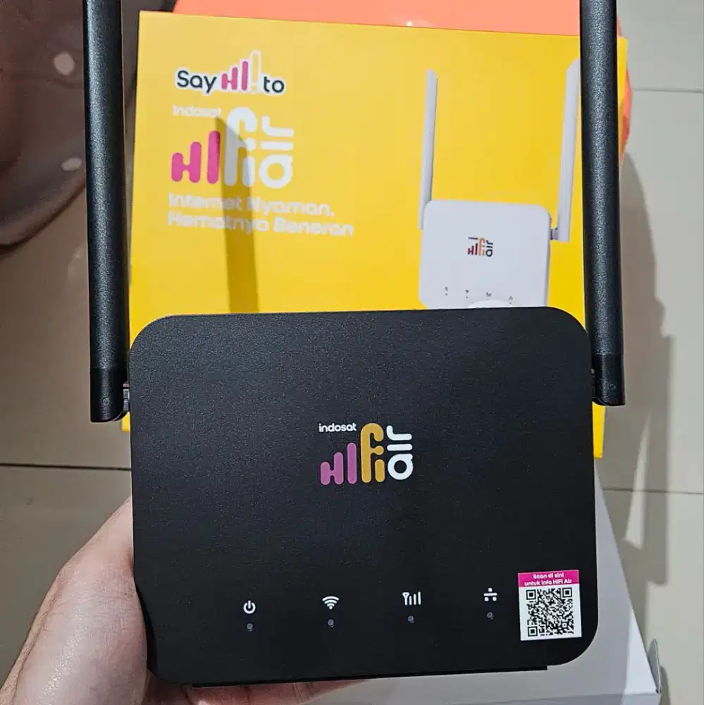 [Like New] Modem Router WiFi 6 HiFi Air HKM 0127 4G Unlock Indosat XL
