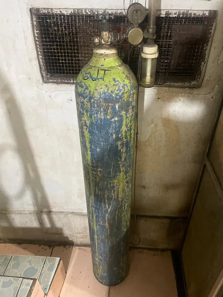 Tabung oksigen, bekas